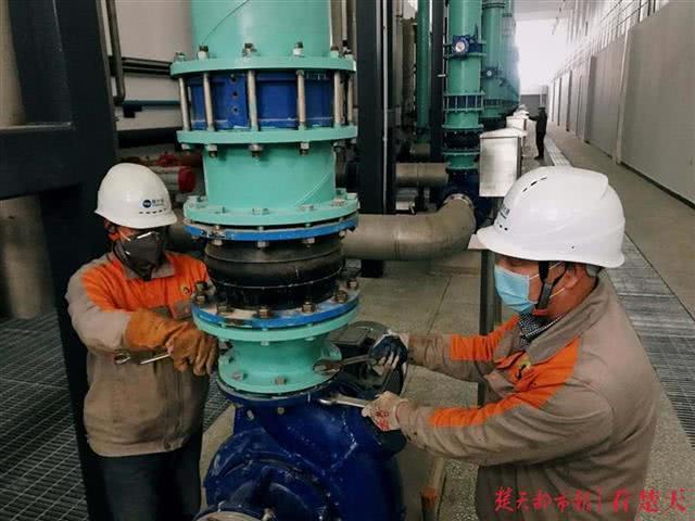 武汉北湖污水处理厂工地复工 建设人员分批到岗有序推进